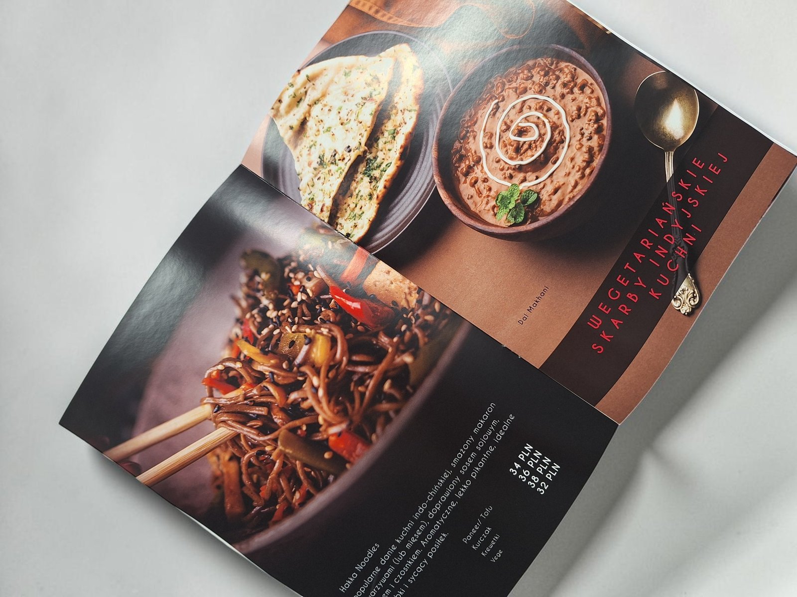 Menu hotelowe